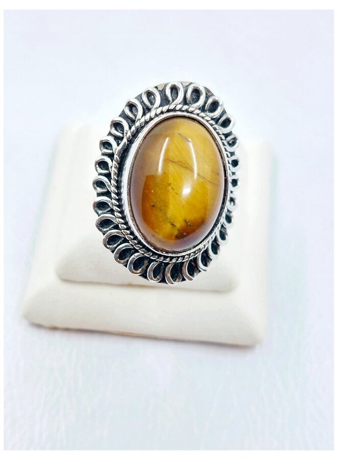 Tiger's Eye Ring size 6