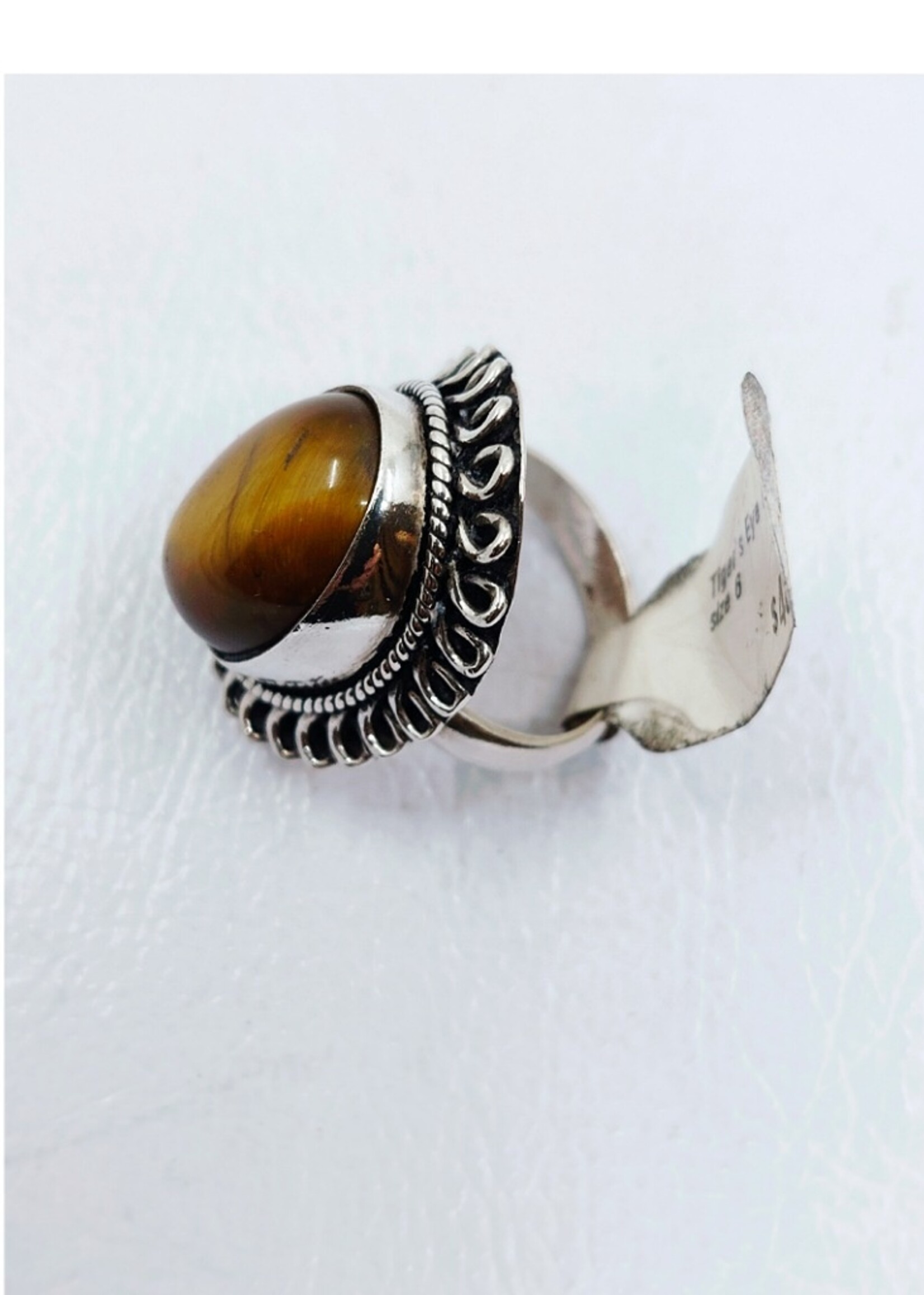Tiger's Eye Ring size 6