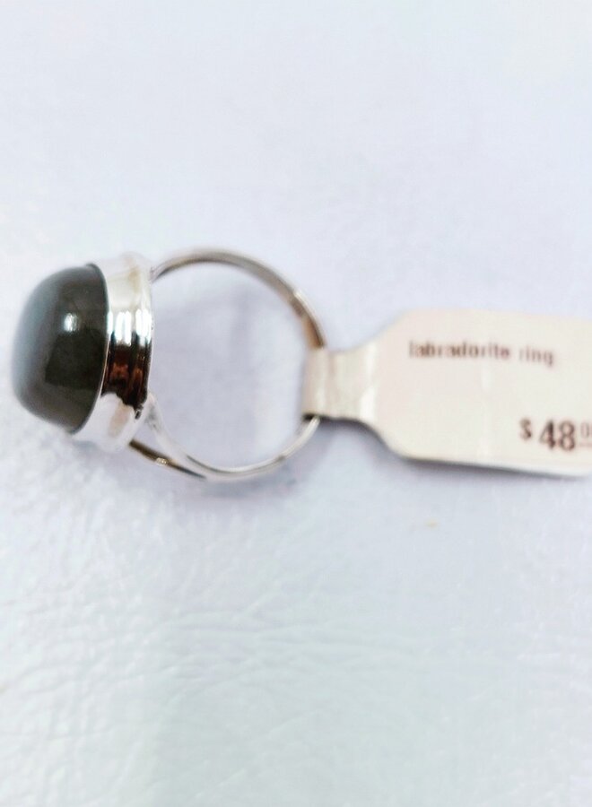 labradorite ring