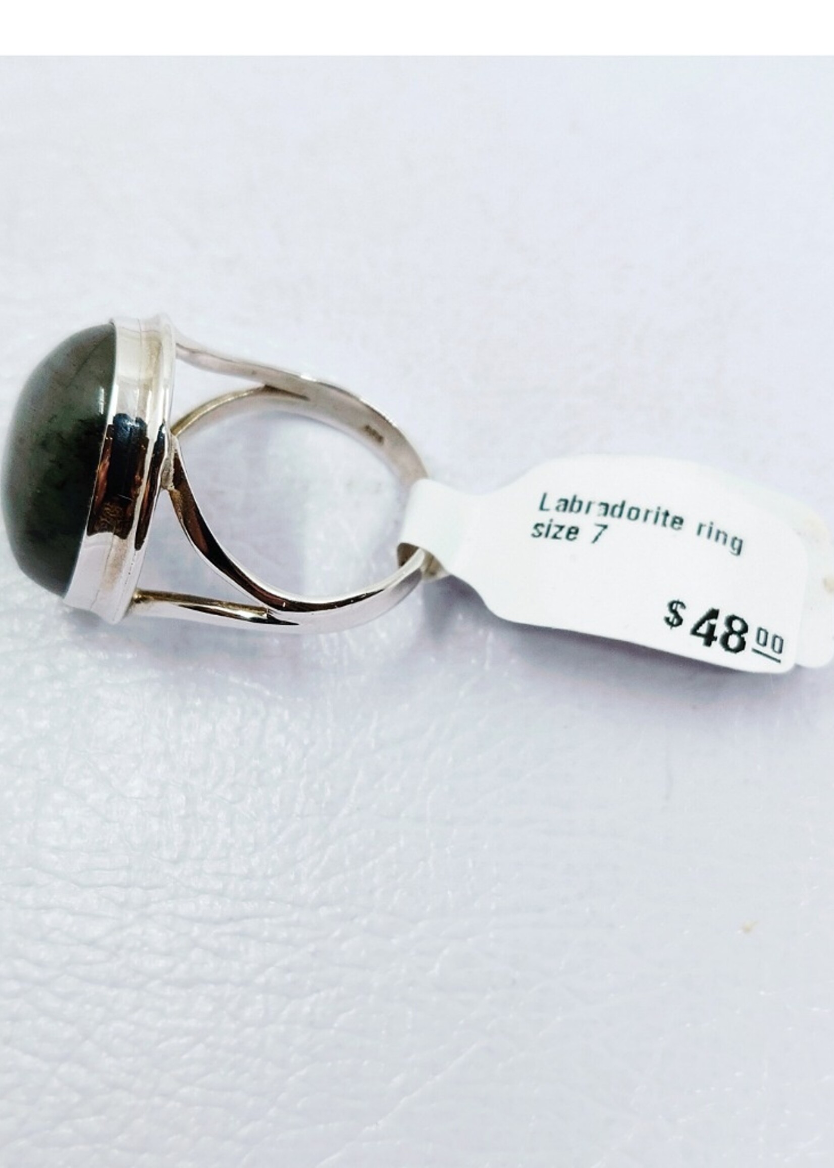 Labradorite ring size 7
