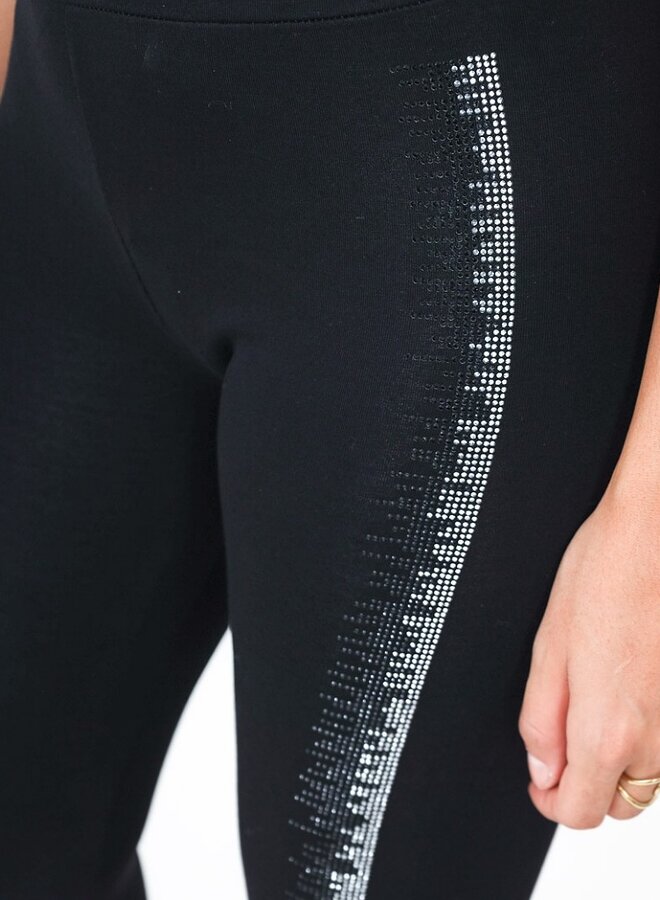 E Diva leggings with rhinestones