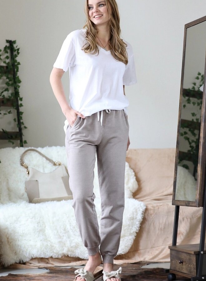 Boyfriend V neck cotton tee