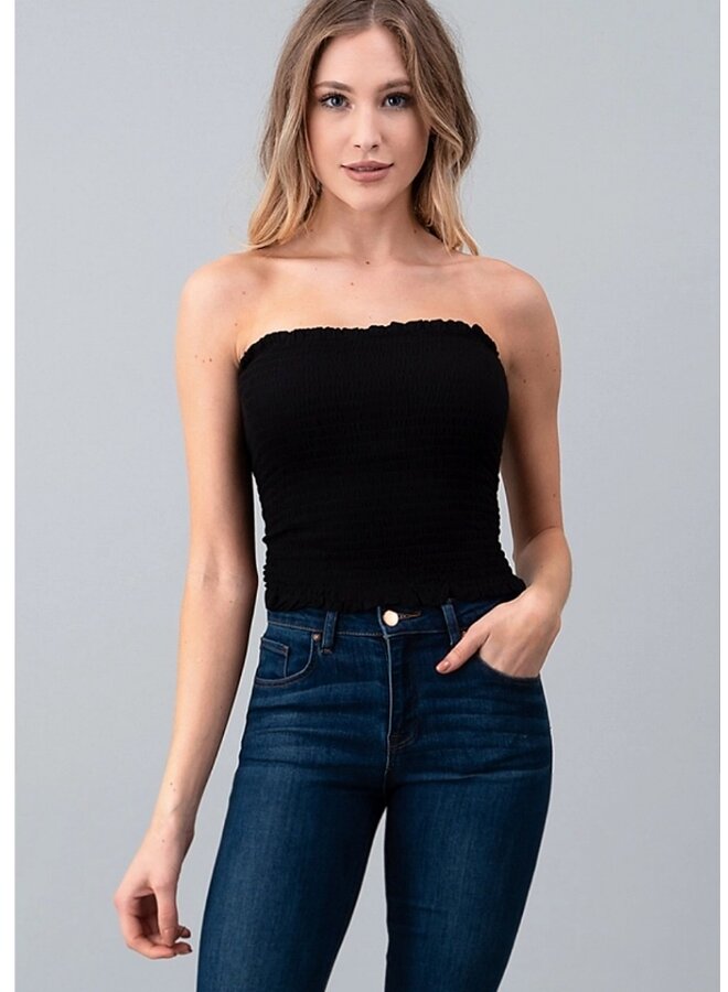 Smocked tube top