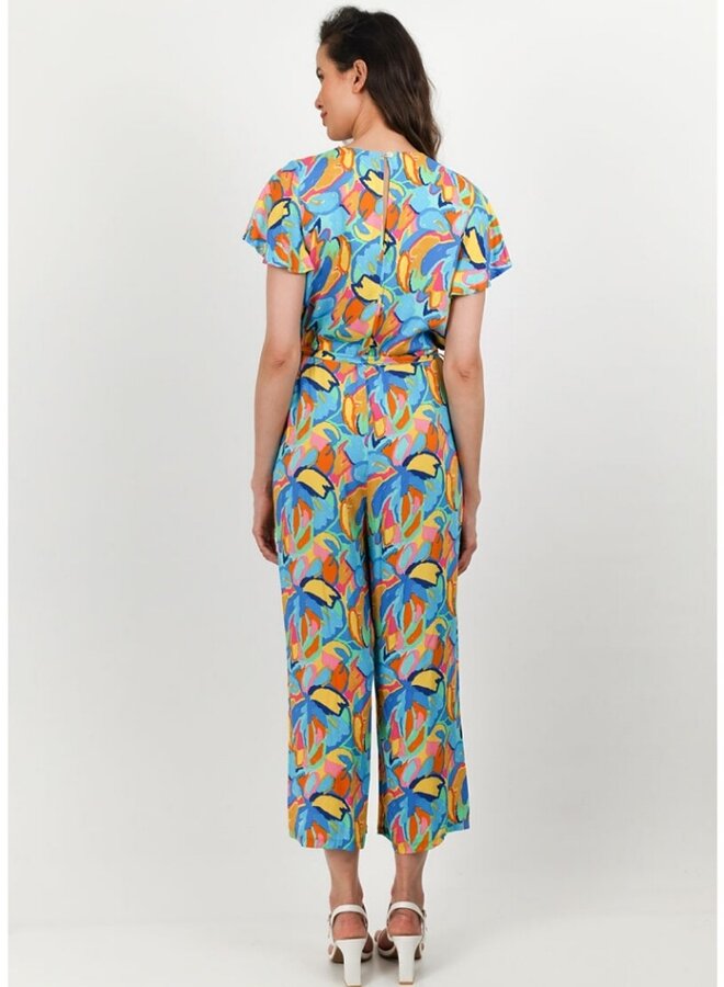 Abstract print jumpsuit