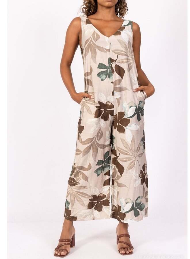 Flowery jumpsuit