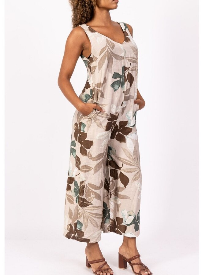 Flowery jumpsuit