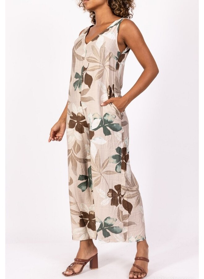 Flowery jumpsuit