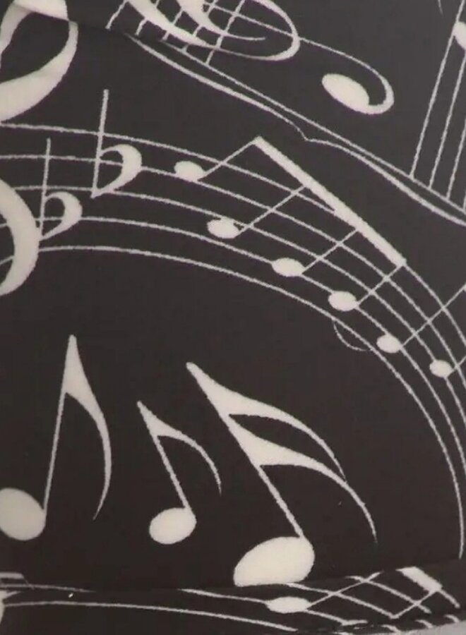 Super soft music print leggings