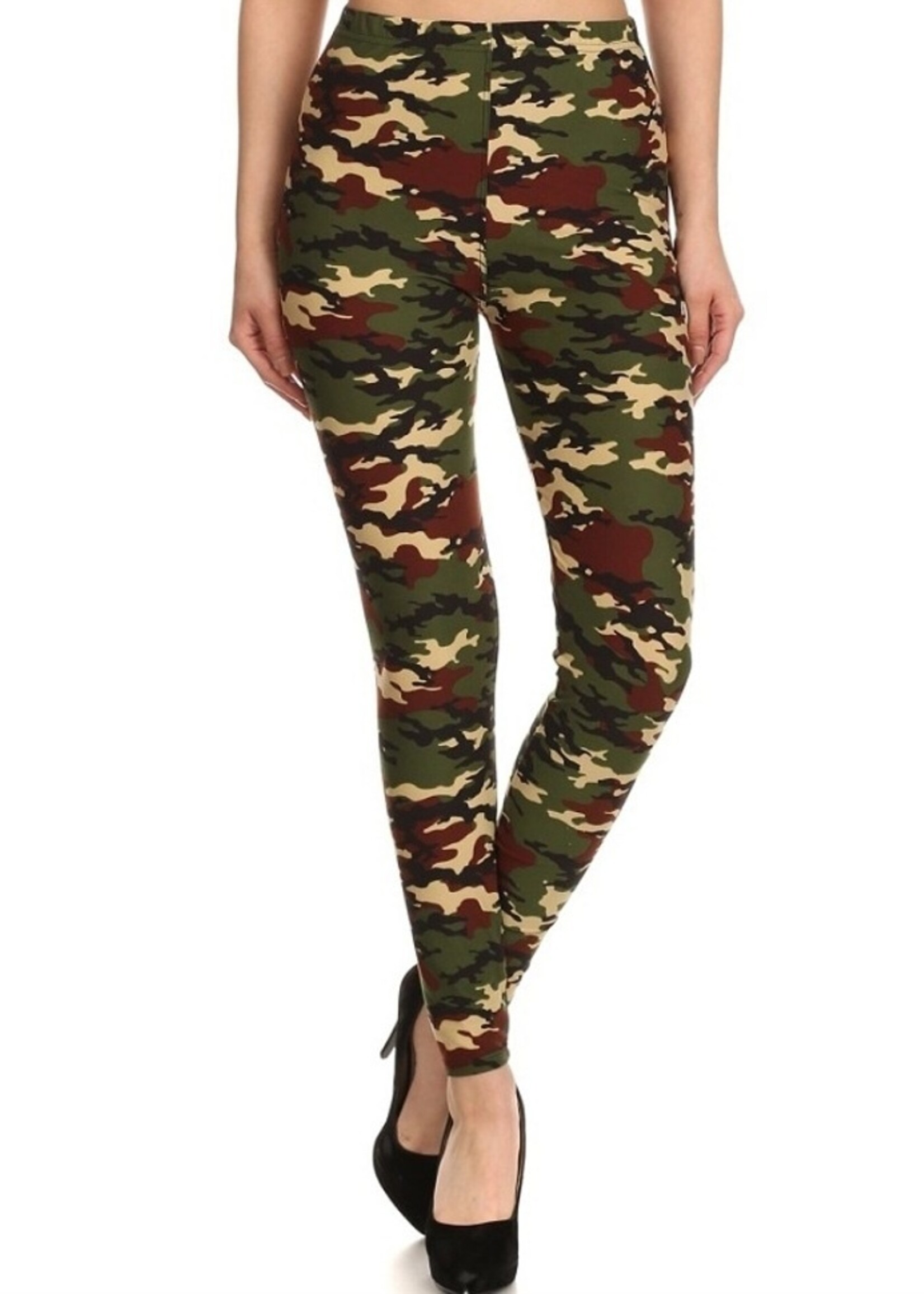 Super soft camo print leggings