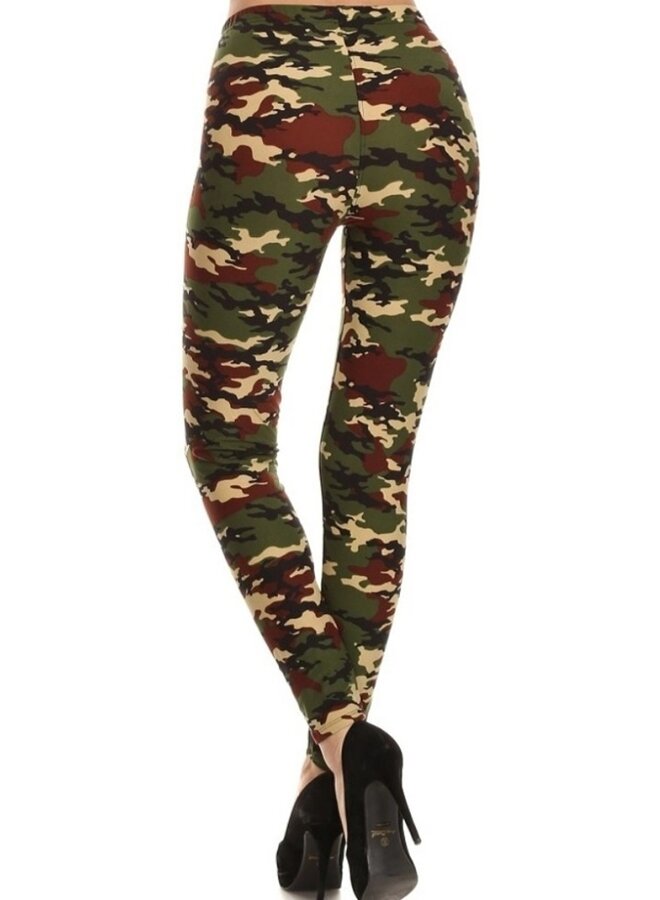 Super soft camo print leggings