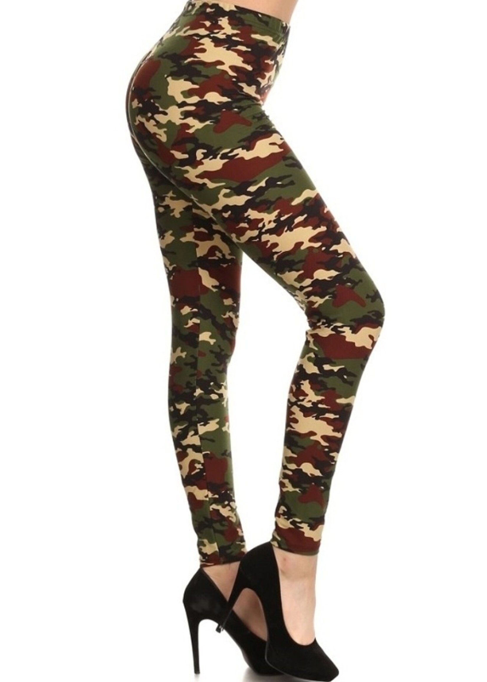 Super soft camo print leggings