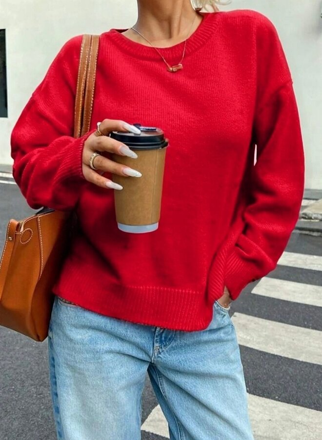 Super soft crew neck sweater