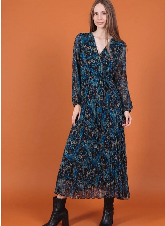 Floral print maxi dress