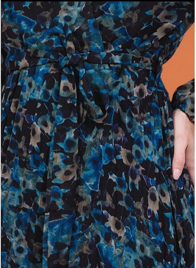 Floral print maxi dress