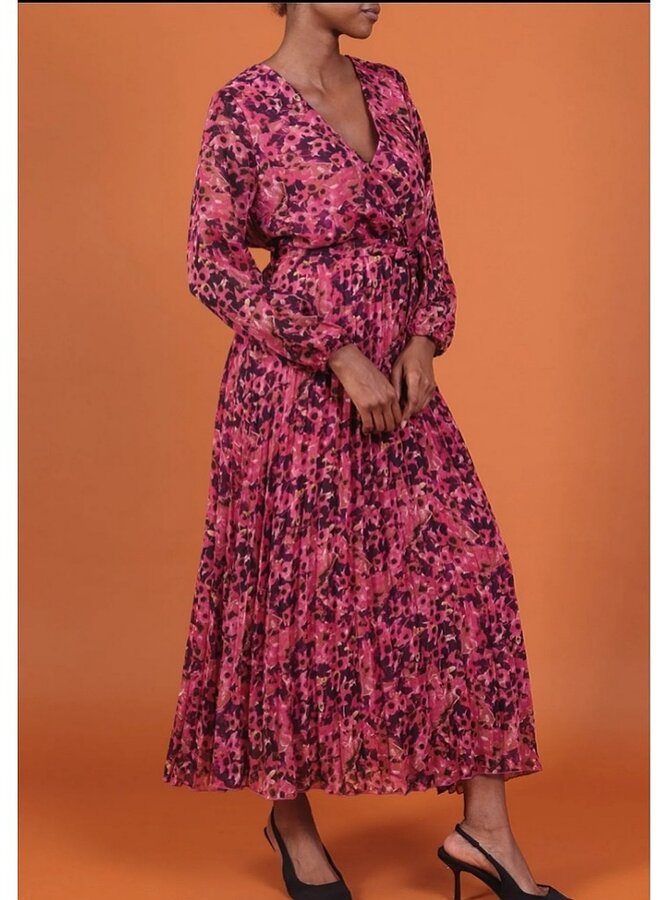 Floral print maxi dress