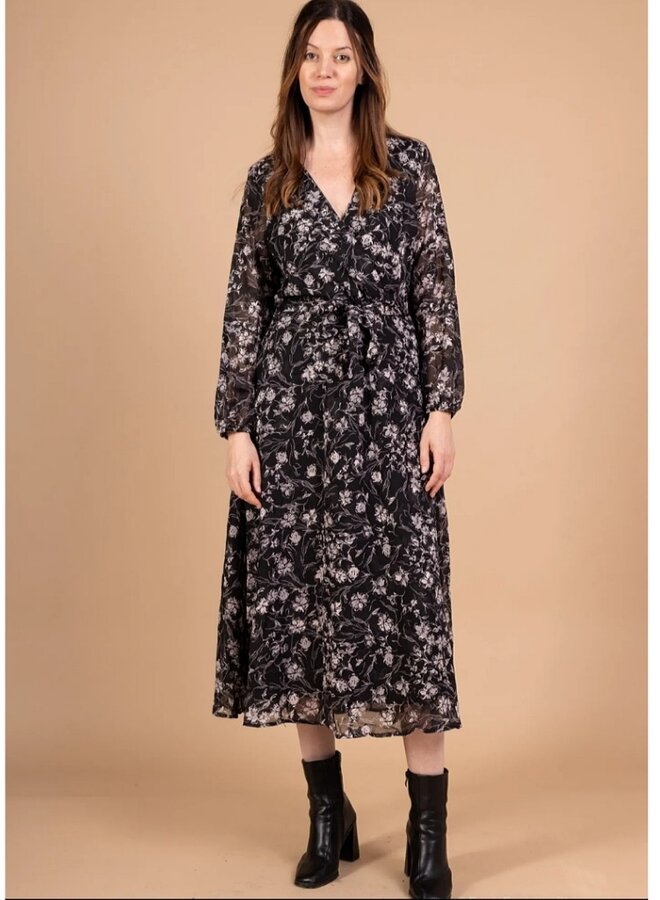 Floral print maxi dress