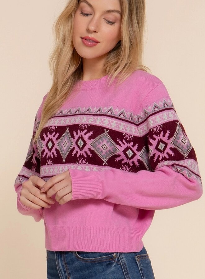 Faire Isle Pattern sweater