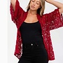 Crochet lace kimono