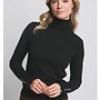 Black turtleneck sweater