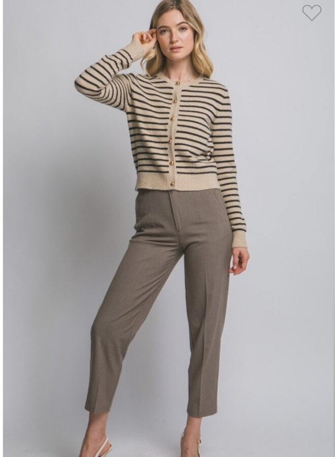 Striped cardigan