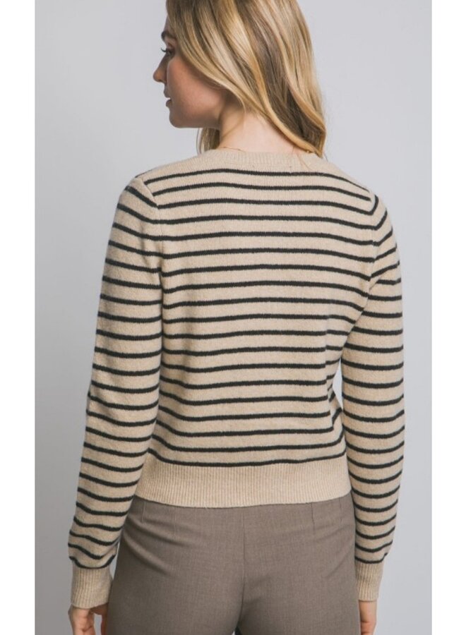 Striped cardigan