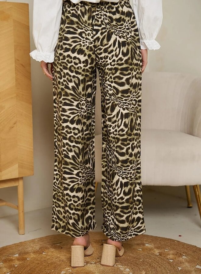 Animal print pants