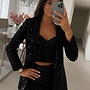 sequin blazer with lining