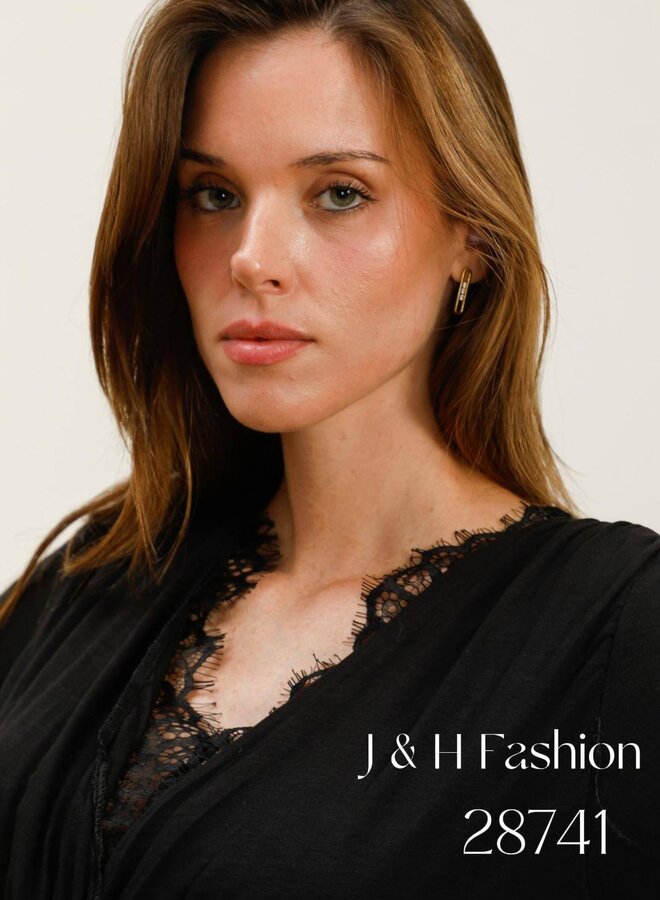 Long sleeve lace top