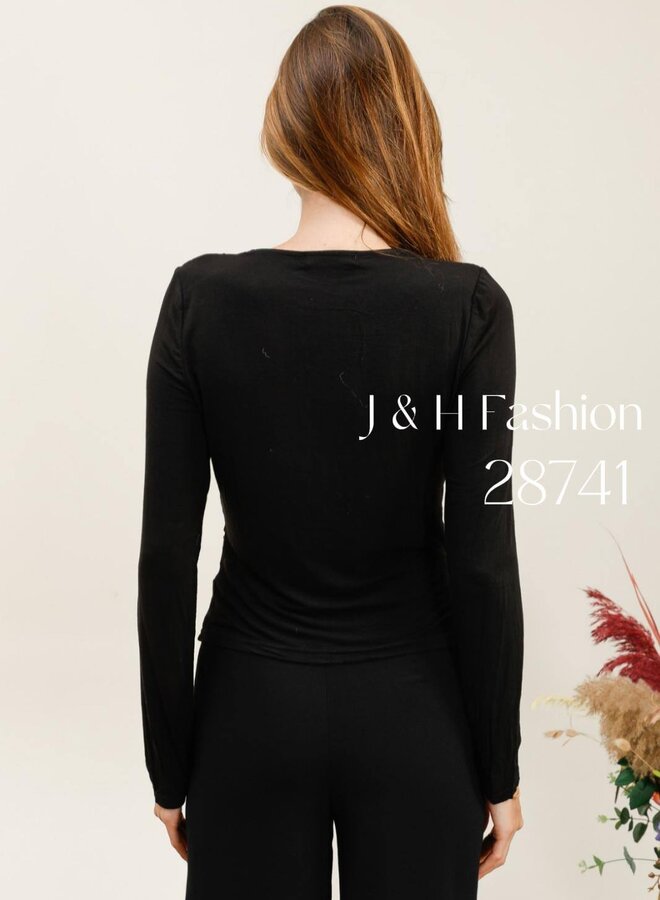 Long sleeve lace top