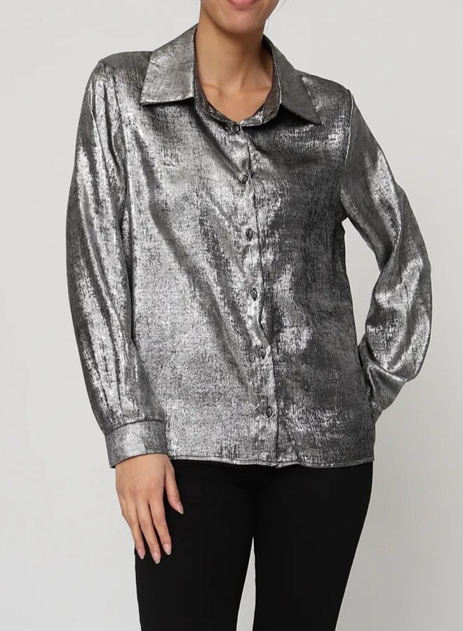 Silver blouse
