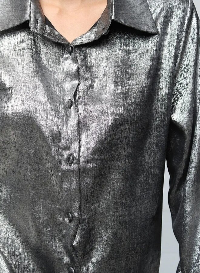 Silver blouse