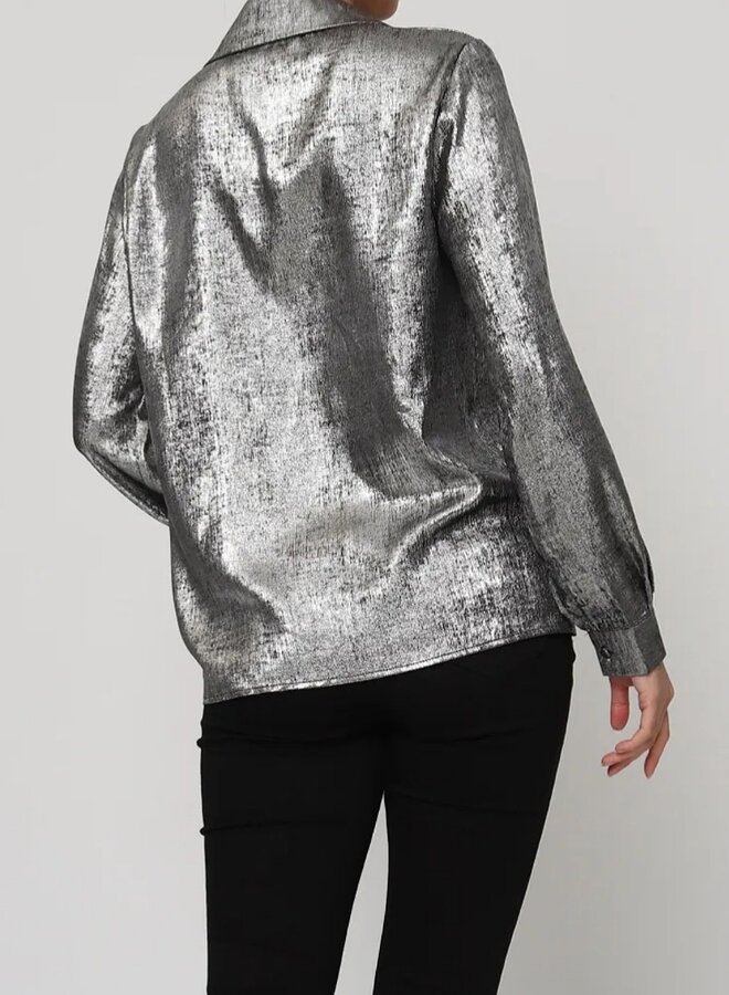 Silver blouse