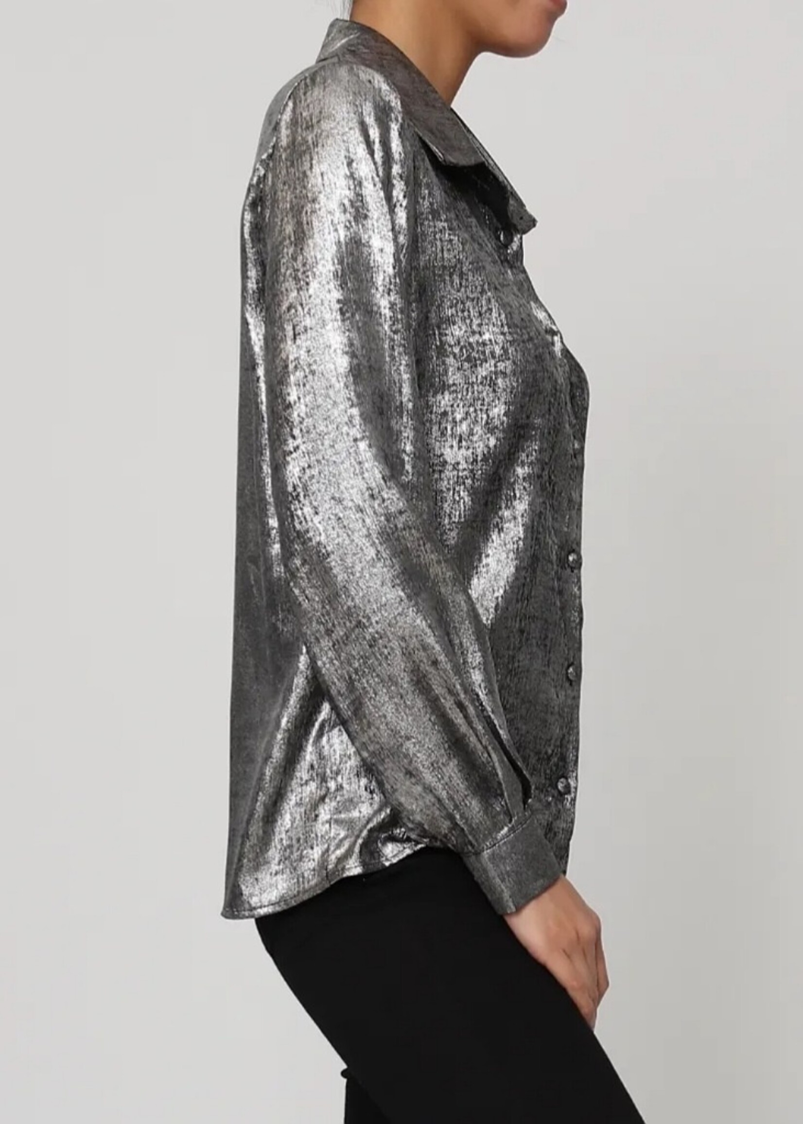 By Clara Silver blouse