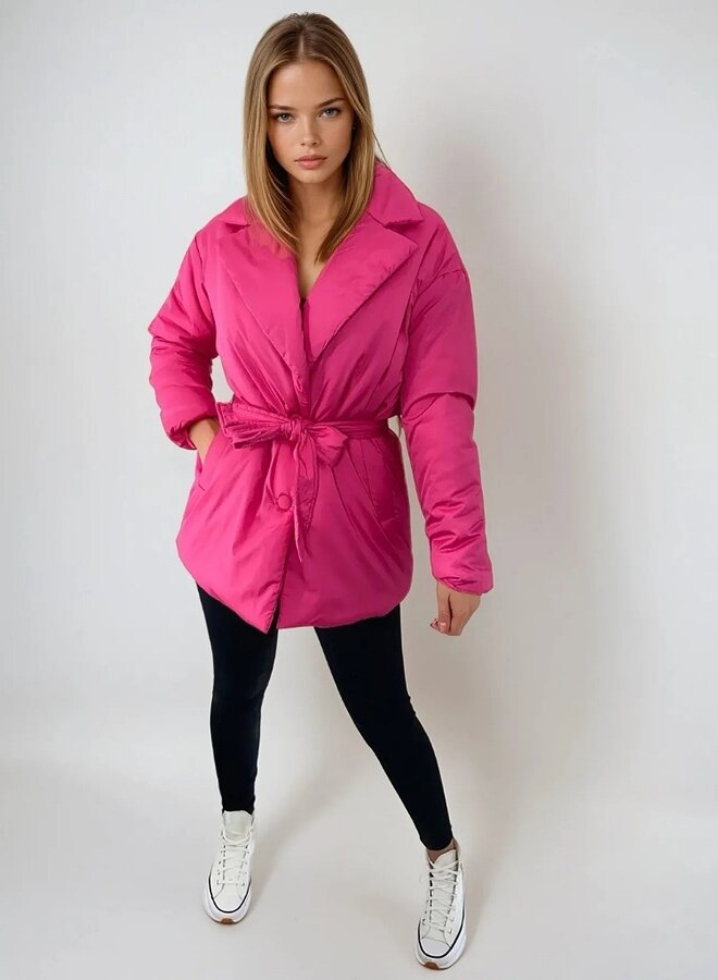 colorful puff jacket