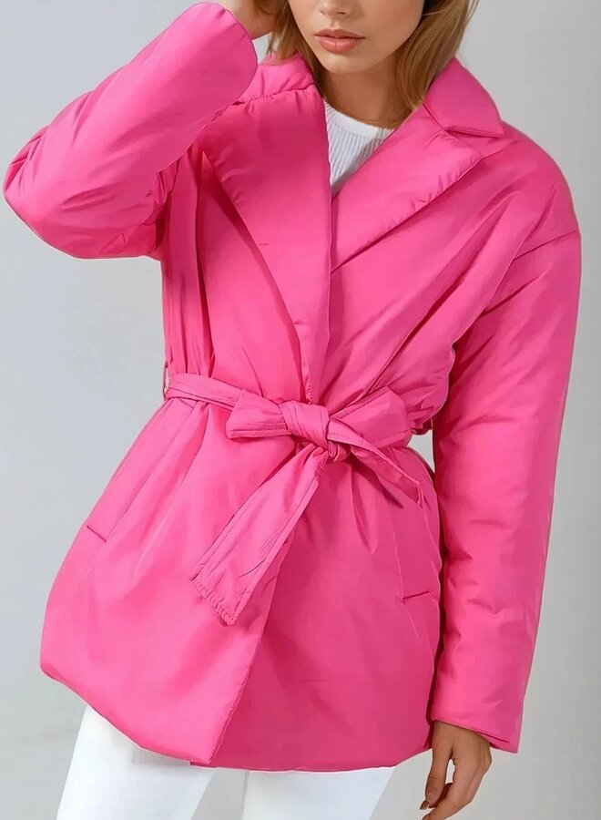 colorful puff jacket