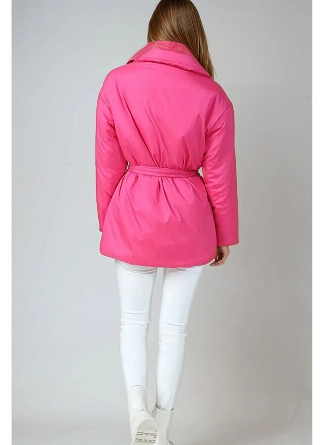 colorful puff jacket