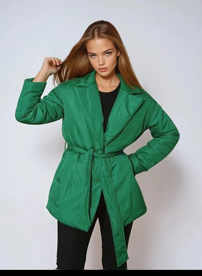 colorful puff jacket