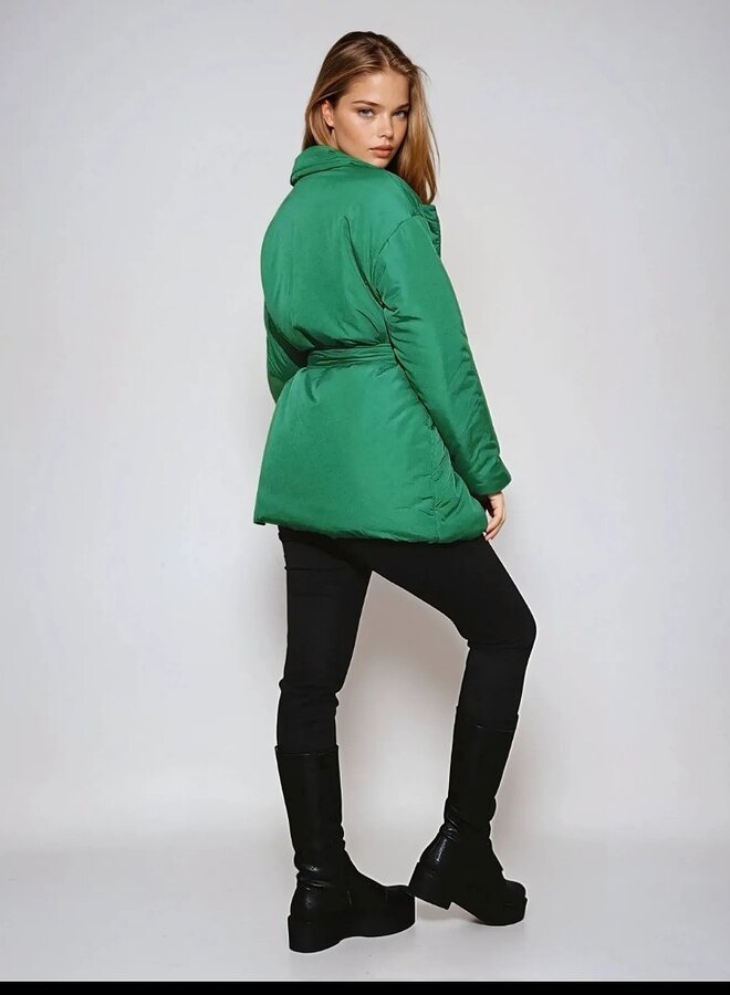 colorful puff jacket