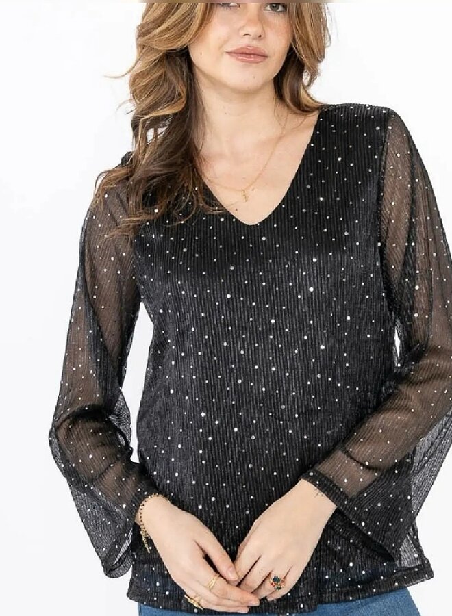 .sparkle and shine long sleeve top