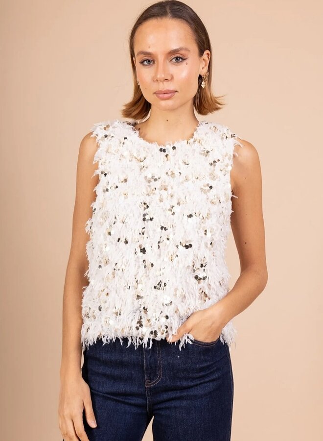 Sparkle fluffy top