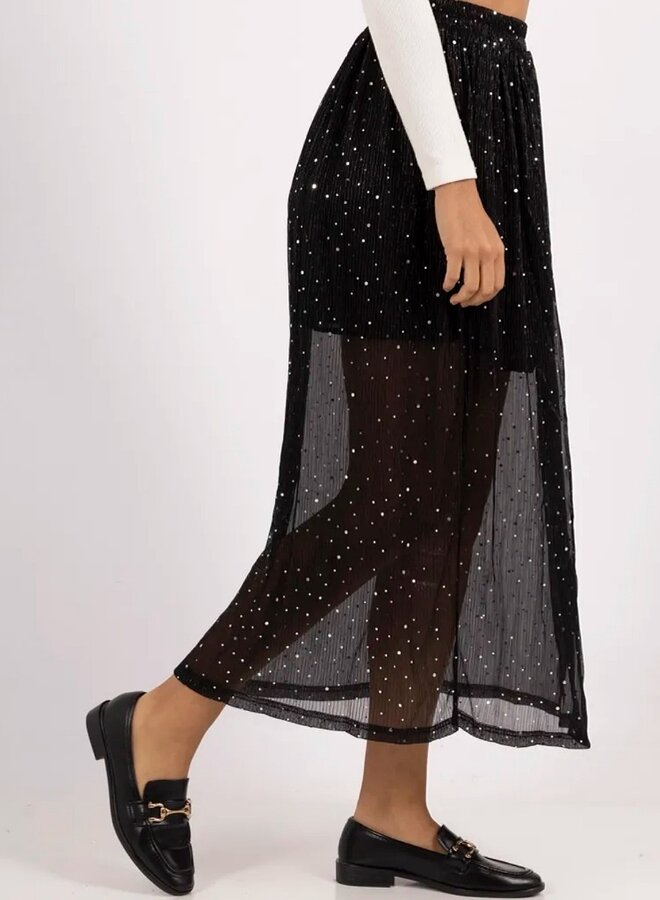 Sparkle and shine midi skirt