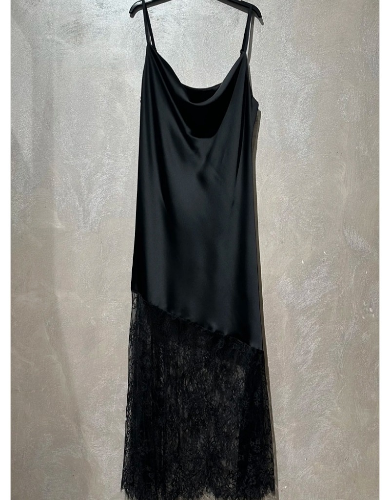 silk and lace cami dress - Lolli Pretty silk and lace cami dress - Lolli Pretty