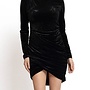 Long sleeve velvet dress