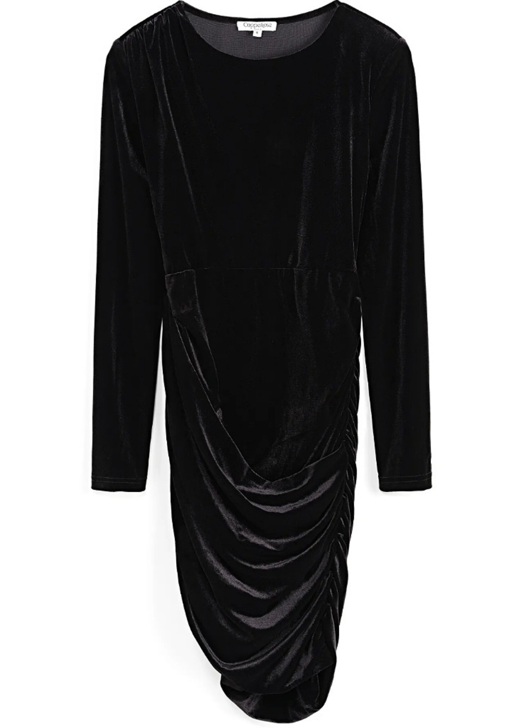 Copperose Long sleeve velvet dress