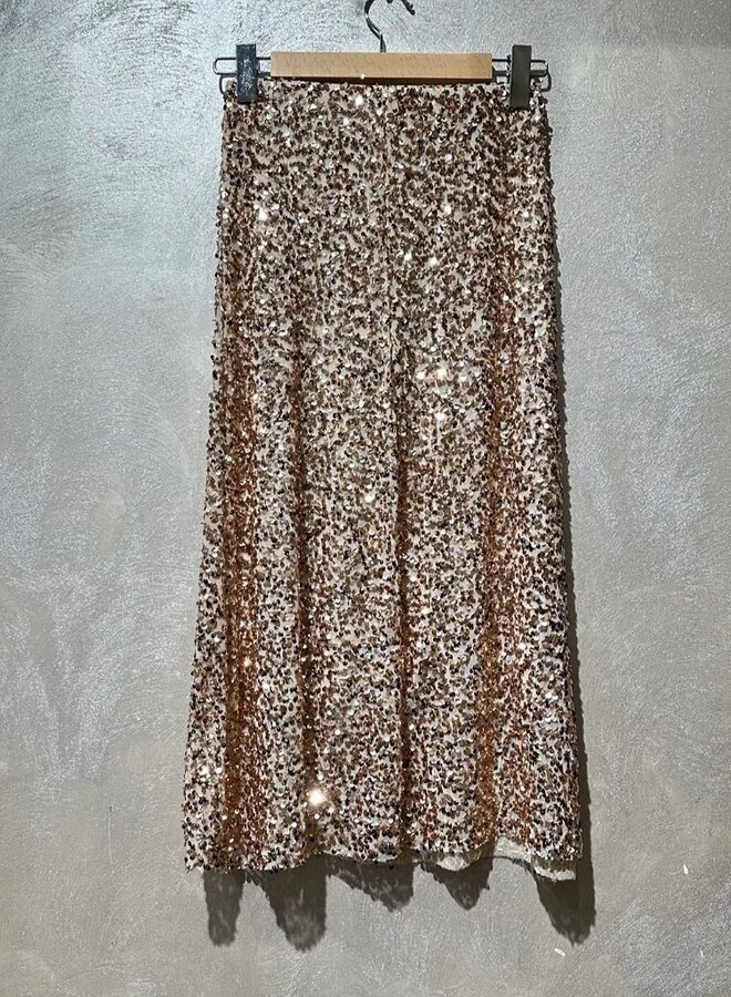 Long sequin skirt
