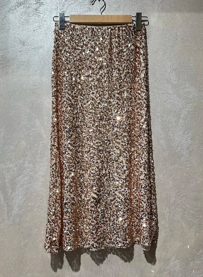 Long sequin skirt