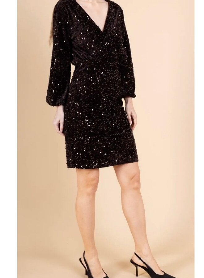 Sequin mid length dress