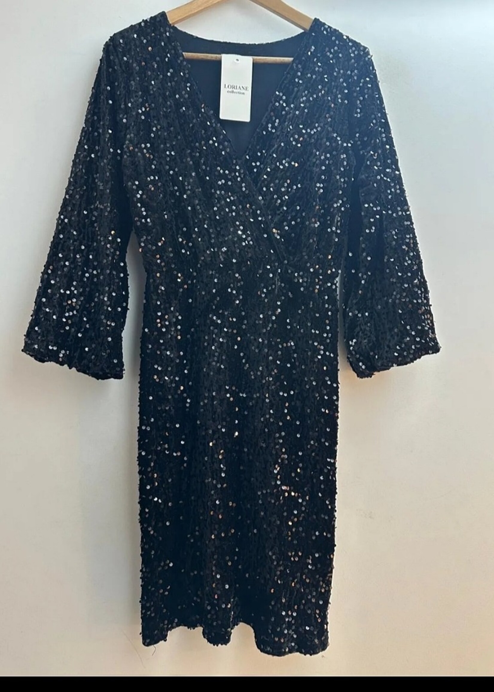 Loriane Sequin mid length dress