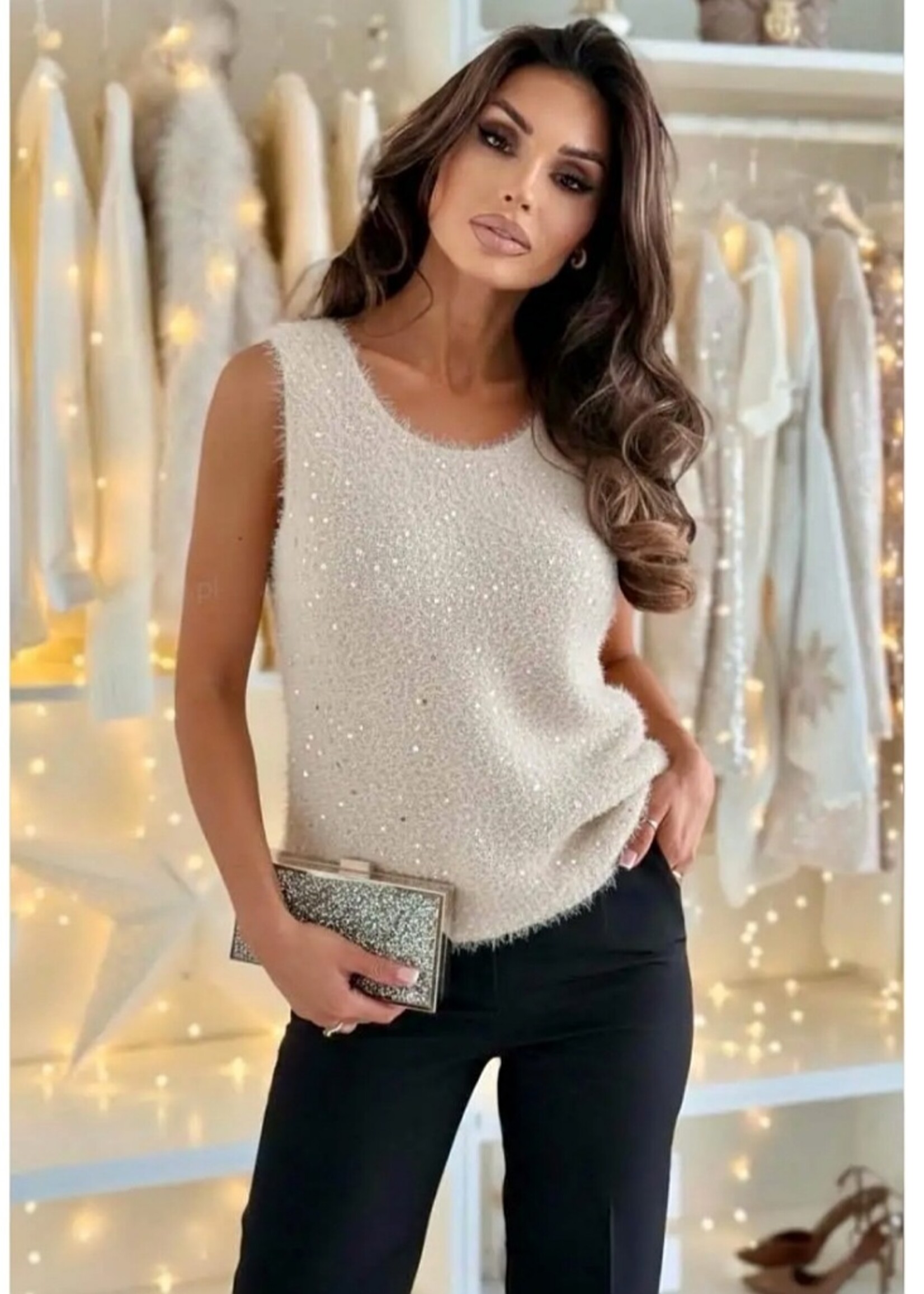 Issyma Textured sparkle  top