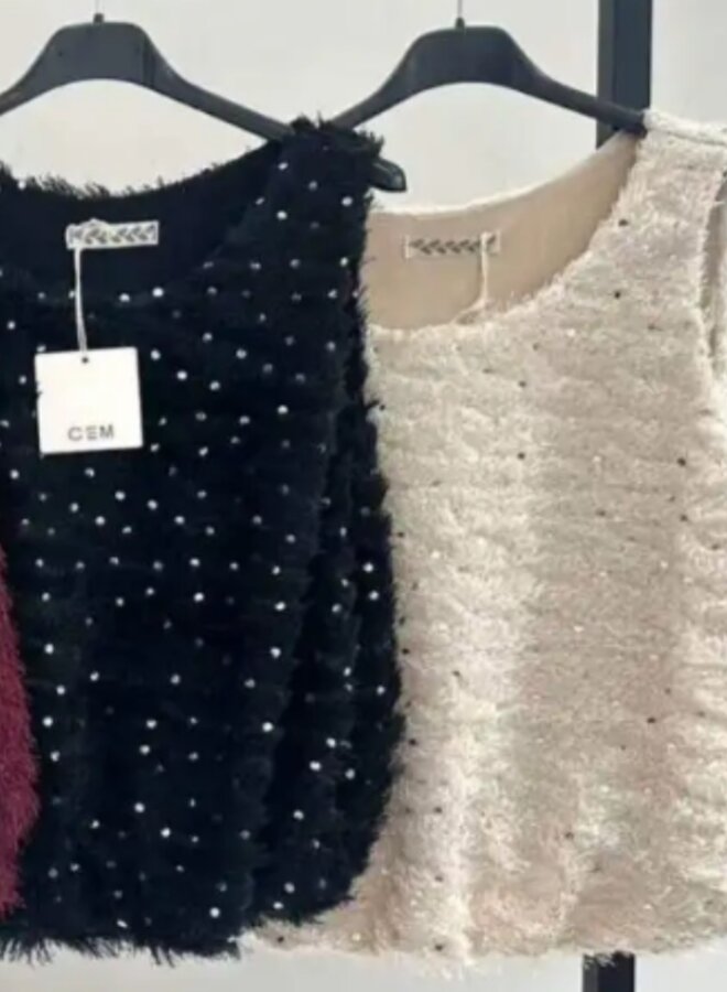 Textured sparkle  top